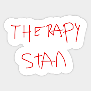 therapy stan Sticker